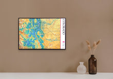 Load image into Gallery viewer, Colorado Map Poster