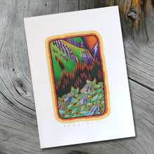 Load image into Gallery viewer, Blue Bells: Colorado Rocky Mountains note card