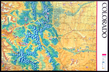 Load image into Gallery viewer, Colorado Map Poster