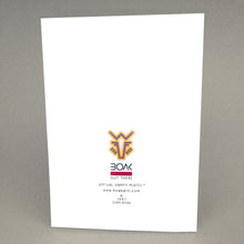 Load image into Gallery viewer, Out There: Wyoming & Colorado License Plates note card