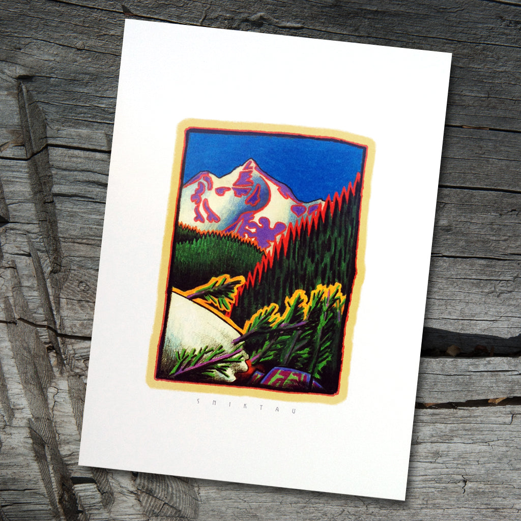 Mount Sniktau: Colorado Rocky Mountains note card